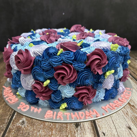 Floral Ombre Cake