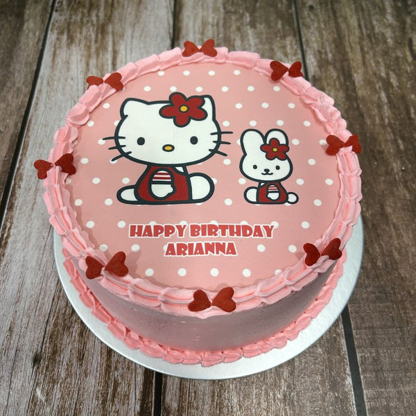 Hello Kitty Chocolate/Vanilla Cake