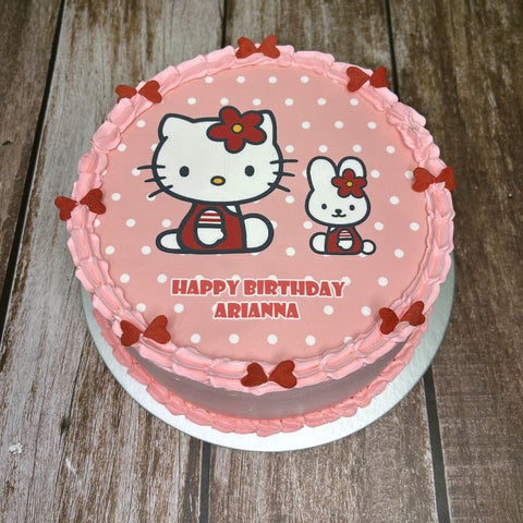 Hello Kitty Chocolate/Vanilla Cake