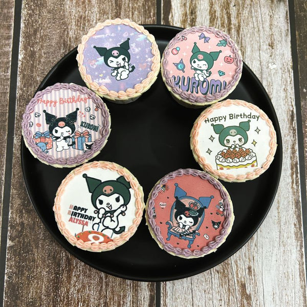 Kuromi icing image Cupcakes