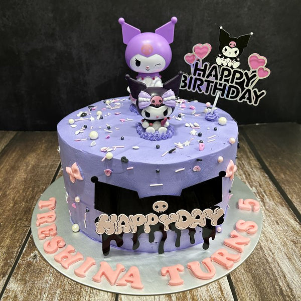 Kuromi Topper Cake (Smooth Finish)