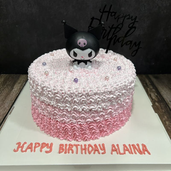 Kuromi Topper Ombre Cake