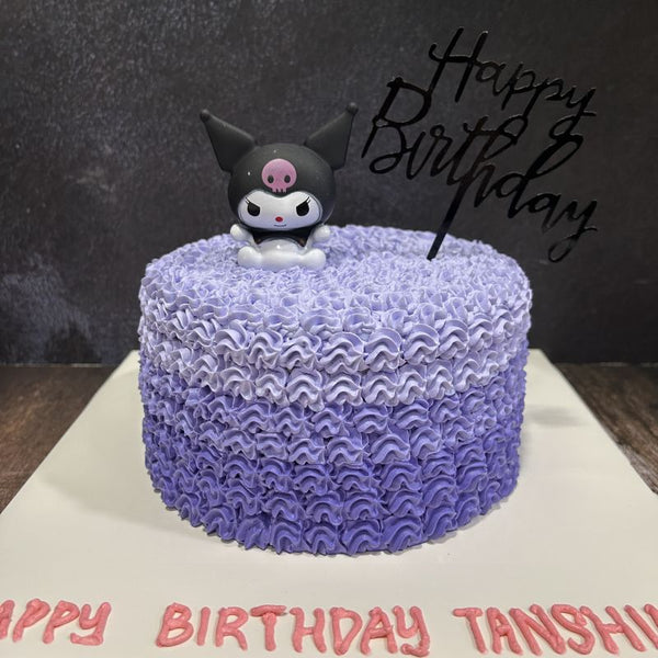 Kuromi Topper Ombre Cake