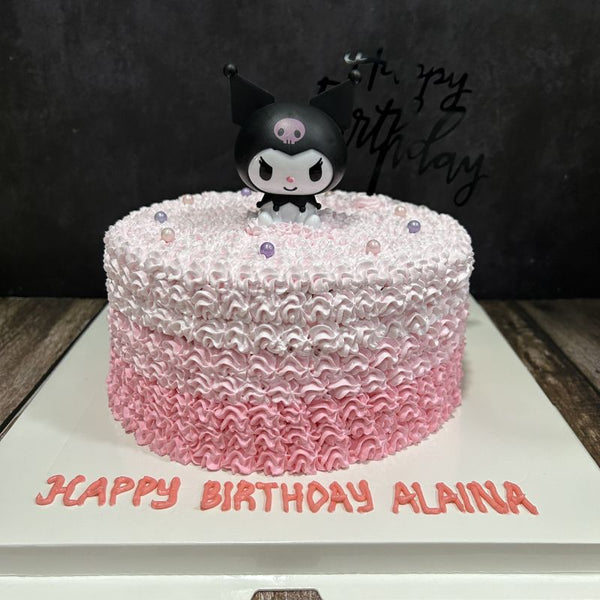 Kuromi Topper Ombre Cake