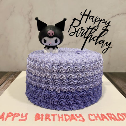 Kuromi Topper Ombre Cake