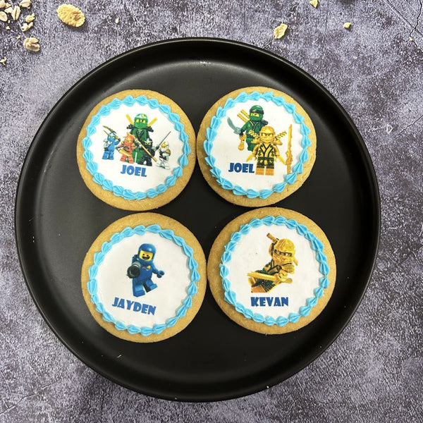 Lego Theme icing image Cookies