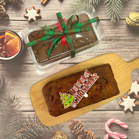 Christmas Cake - Christmas Traditional Fruit Cake (Loaf) - $22