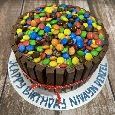 Kit Kat M&M Chocolate Cake