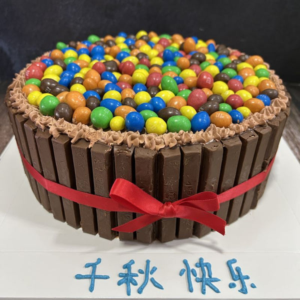 Kit Kat M&M Chocolate Cake