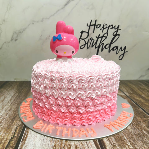 My Melody Topper Ombre Cake