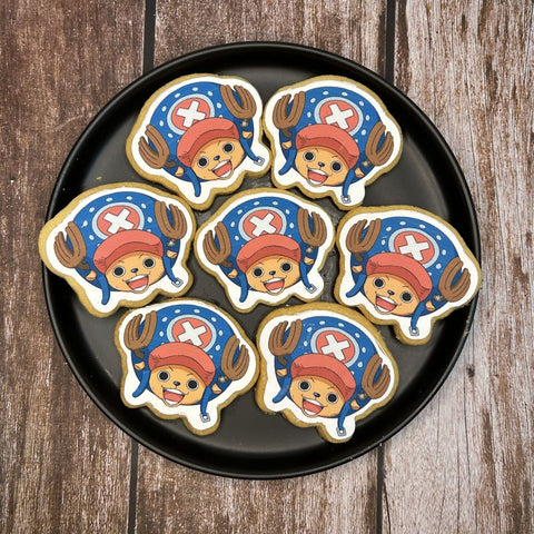 One Piece shape icing image Cookies