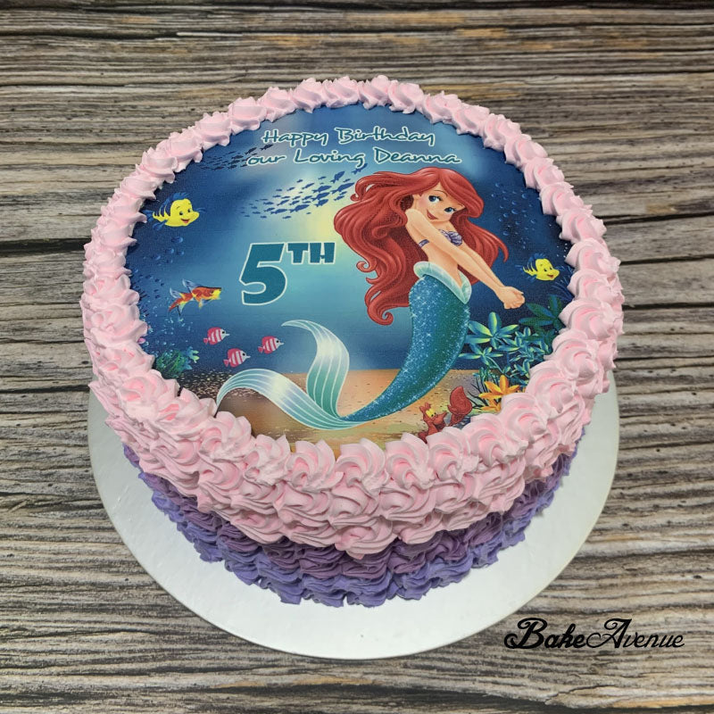 Little Mermaid Celebration Tier Cake – Tiffany's Bakery