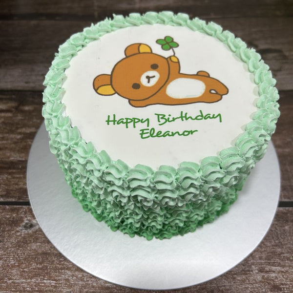 Rilakkuma icing image Ombre Cake