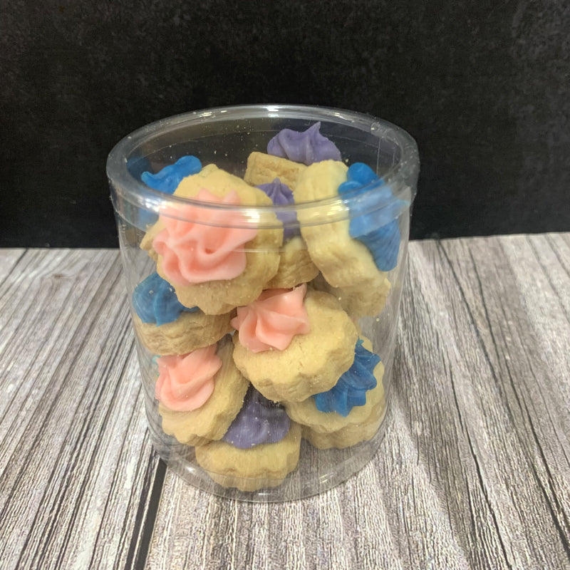 Corporate Orders - Colourful Icing cookies in Cylinder