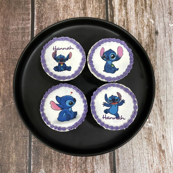 Stitch icing image Cupcakes