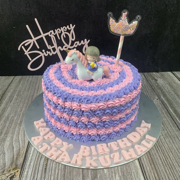 Unicorn Topper Ombre Cake