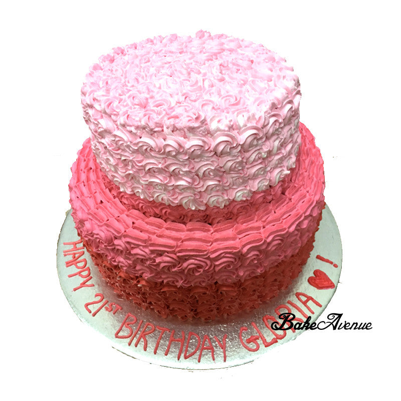 Pink Theme cake 🎂 | Simple cake designs, 25th birthday cakes, Birthday cake  for women simple