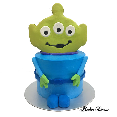 Toy Story Alien Face Topper Full Body Cake
