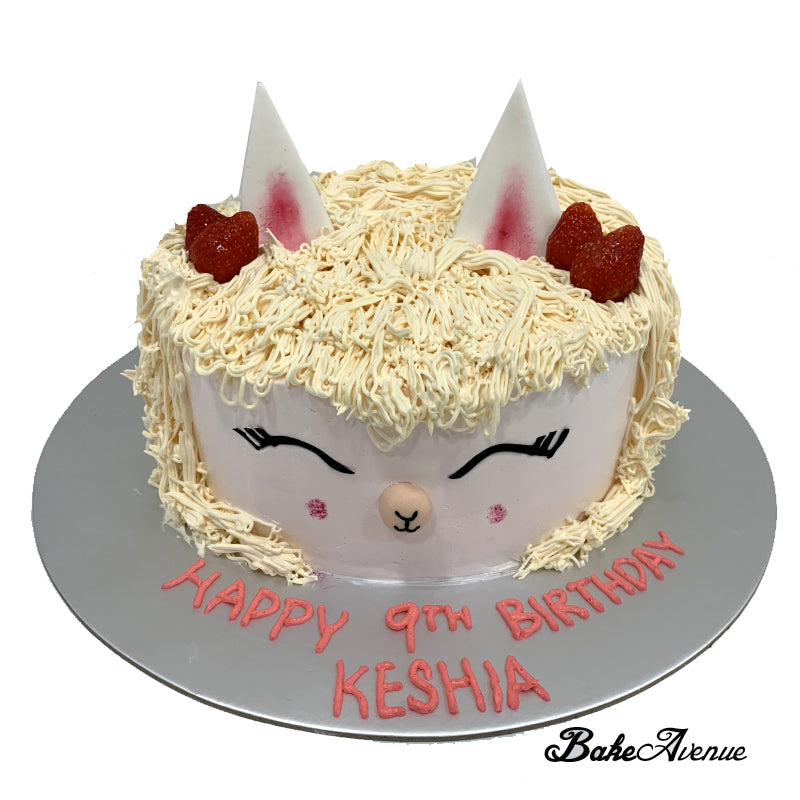 Cake tag: alpaca - CakesDecor