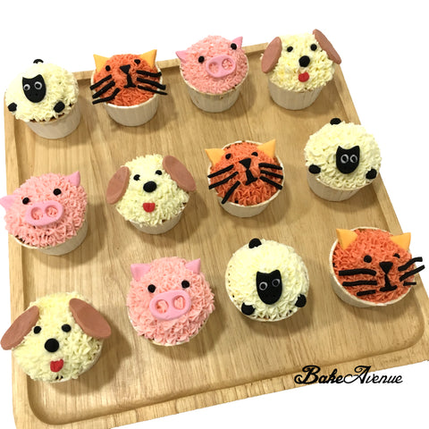 Animal Theme Cupcakes