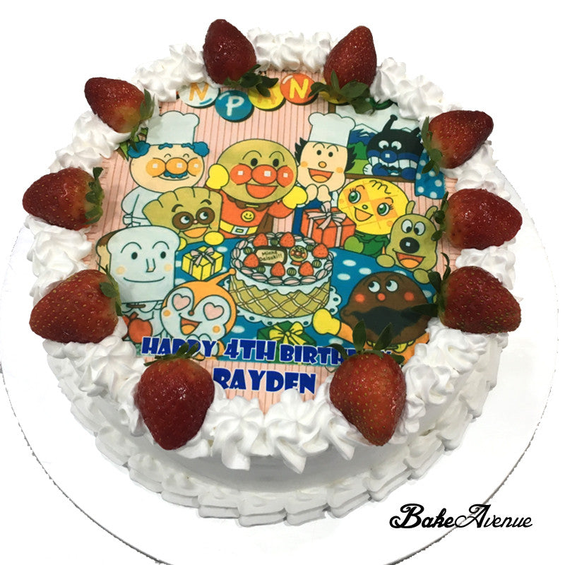 Anpanman Strawberry Cake