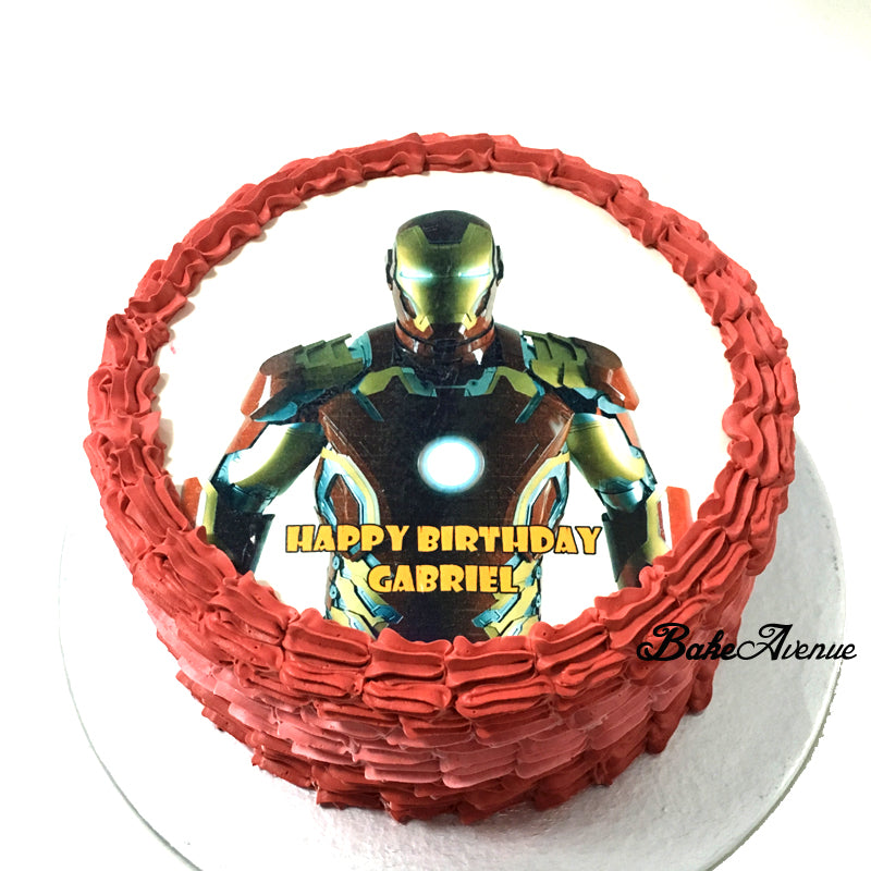 Iron Man Inspired PERSONALISED Cake Topper | eBay