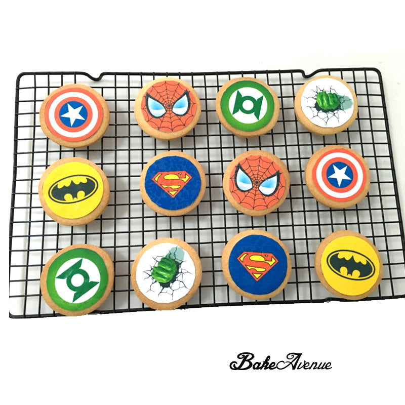 Super Hero icing image Cookies