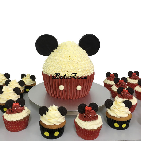 Mickey Minnie Cupcakes Giant Cupcake