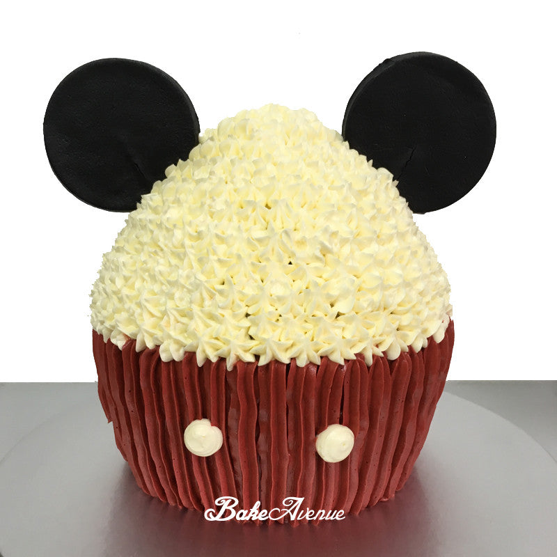 Baby Smash Cake - Mickey Giant Cupcake
