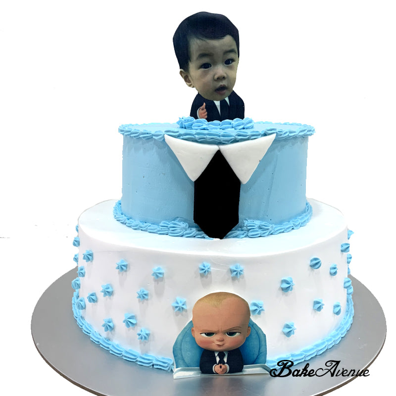 Baby Boss 2-Tiers Cake