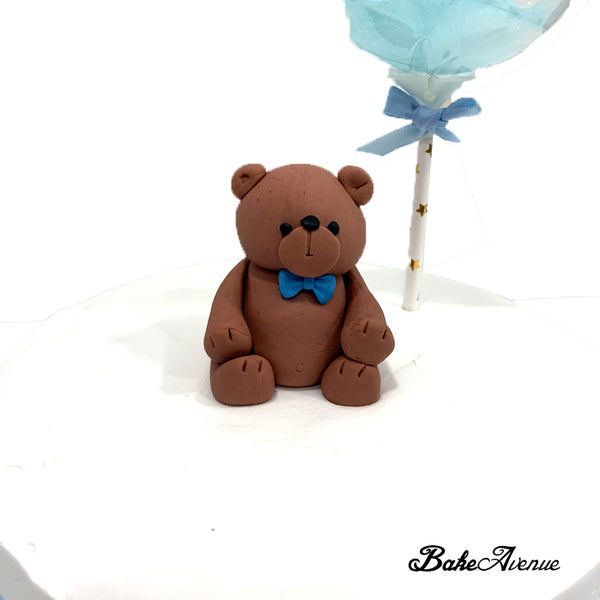 Bear Fondant Topper Ombre Cake (Smooth Finish)