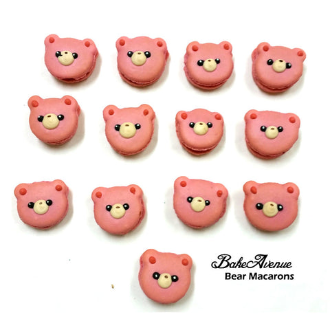 Bear (Pink) Macarons