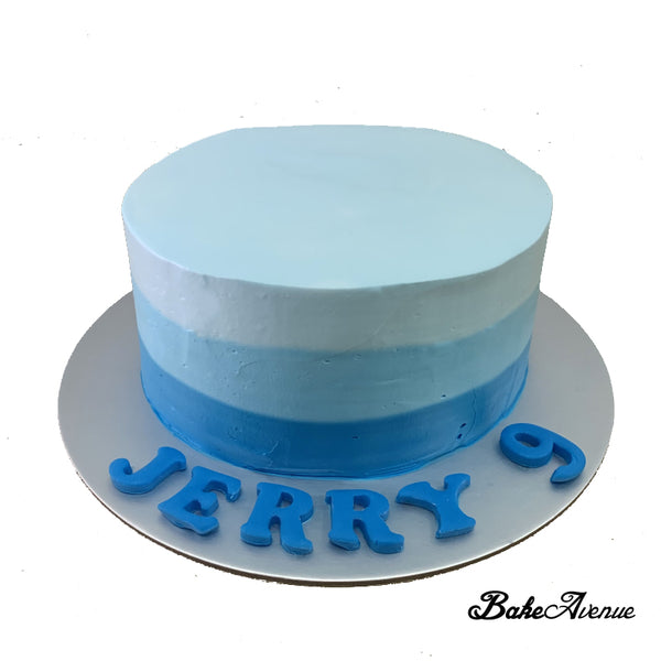 Ombre Cake (Smooth Finish side)