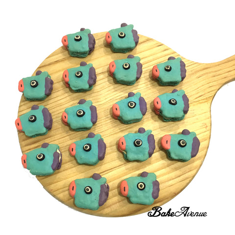 Horse (Blue) Macarons