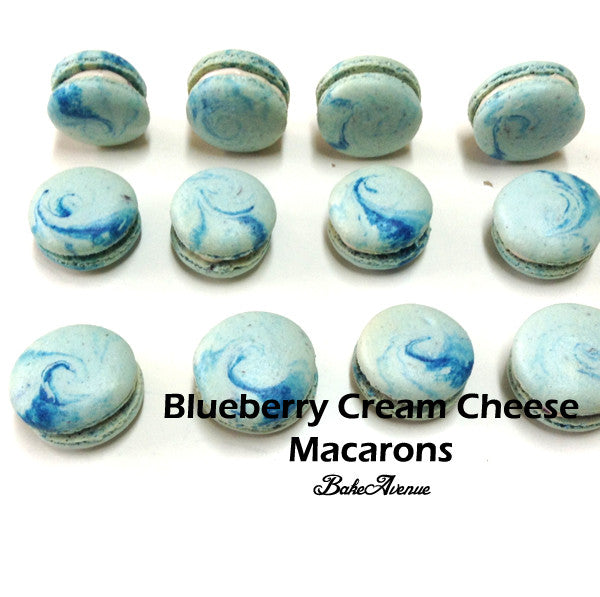 Blueberry Creamcheese Macarons