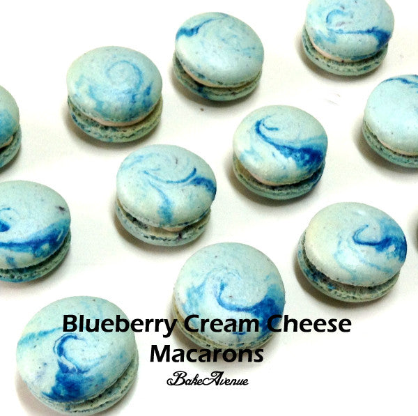 Blueberry Creamcheese Macarons