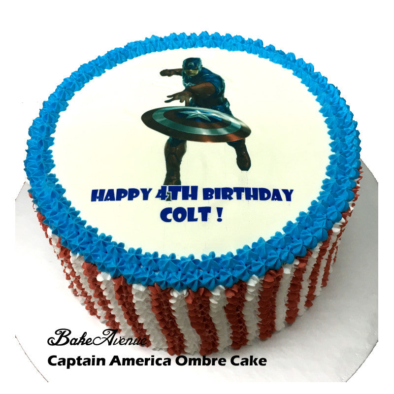 Avengers Captain America Cake