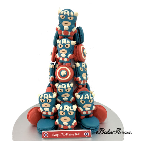 Avengers Macarons (Captain America) Tower