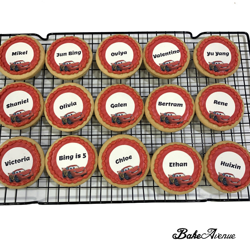 Cars icing image Cookies
