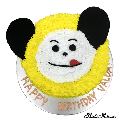 Kpop BT21 Chimmy Face Cake (Ears up)