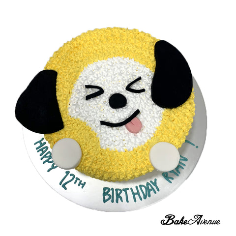 Kpop BT21 Chimmy Face Cake (Ears down)