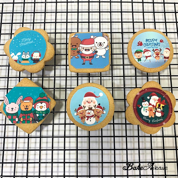 Christmas Cookies - Christmas assorted Icing Image Cookies (no skirting) - $2.60
