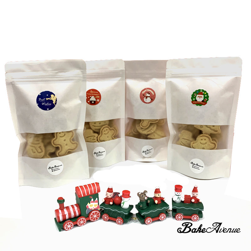 Christmas Cookies - Christimas Theme Assorted design Butter Cookies in a Ziplock sealed Bag - $5.50