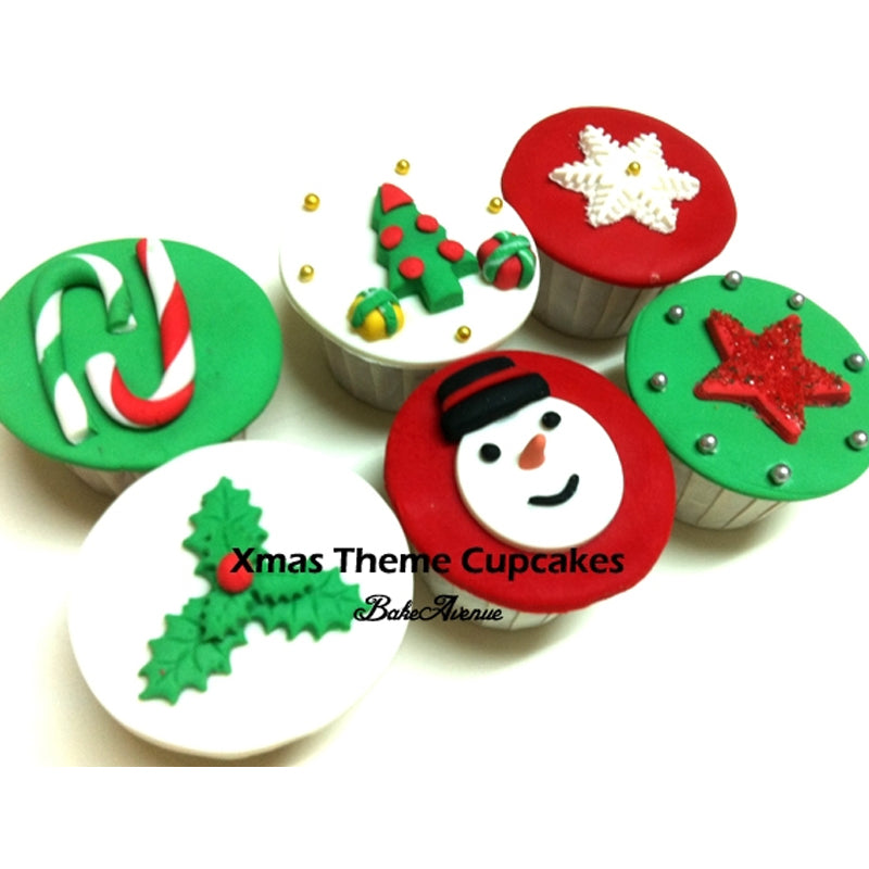 Christmas Fondant Cupcakes Baking Class