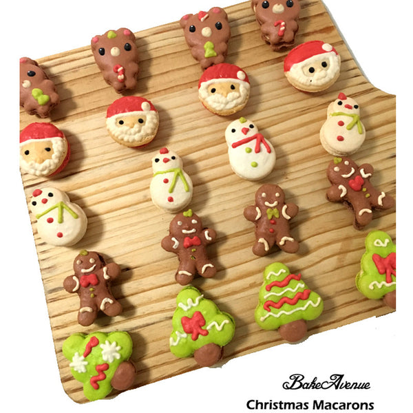 Christmas Macarons - Assorted Designs - $3.40