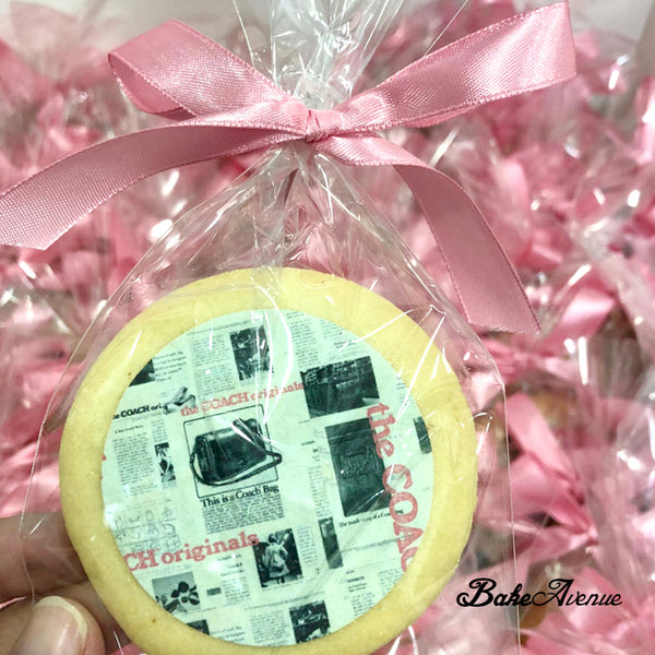 Corporate Orders - Customised Cookies - Company Theme (Round) - No skirting