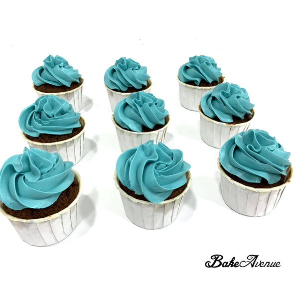 Colored Buttercream Cupcakes (Customise Your Own Color)