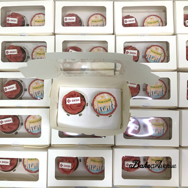 Corporate Orders - Cupcakes - Company Logo (2 in a box)