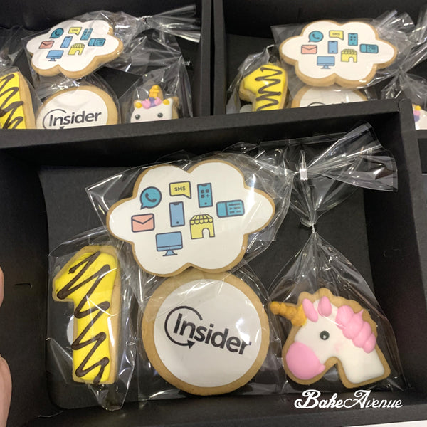 Corporate Orders - Company Theme Cookies (4 in a box)