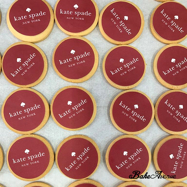 Corporate Orders - Company Logo/Theme (Round) Cookies - No Skirting & With Twine String